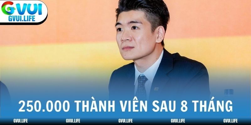 CEO đưa nhà cái đạt 250.000 thành viên sau 8 tháng